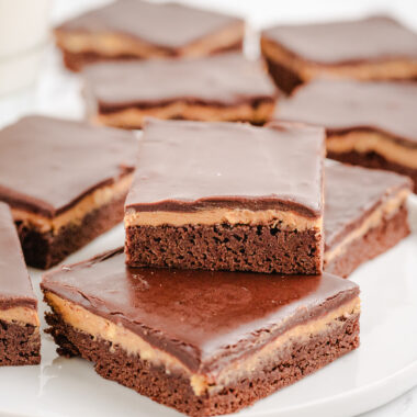 chocolate peanut butter brownies