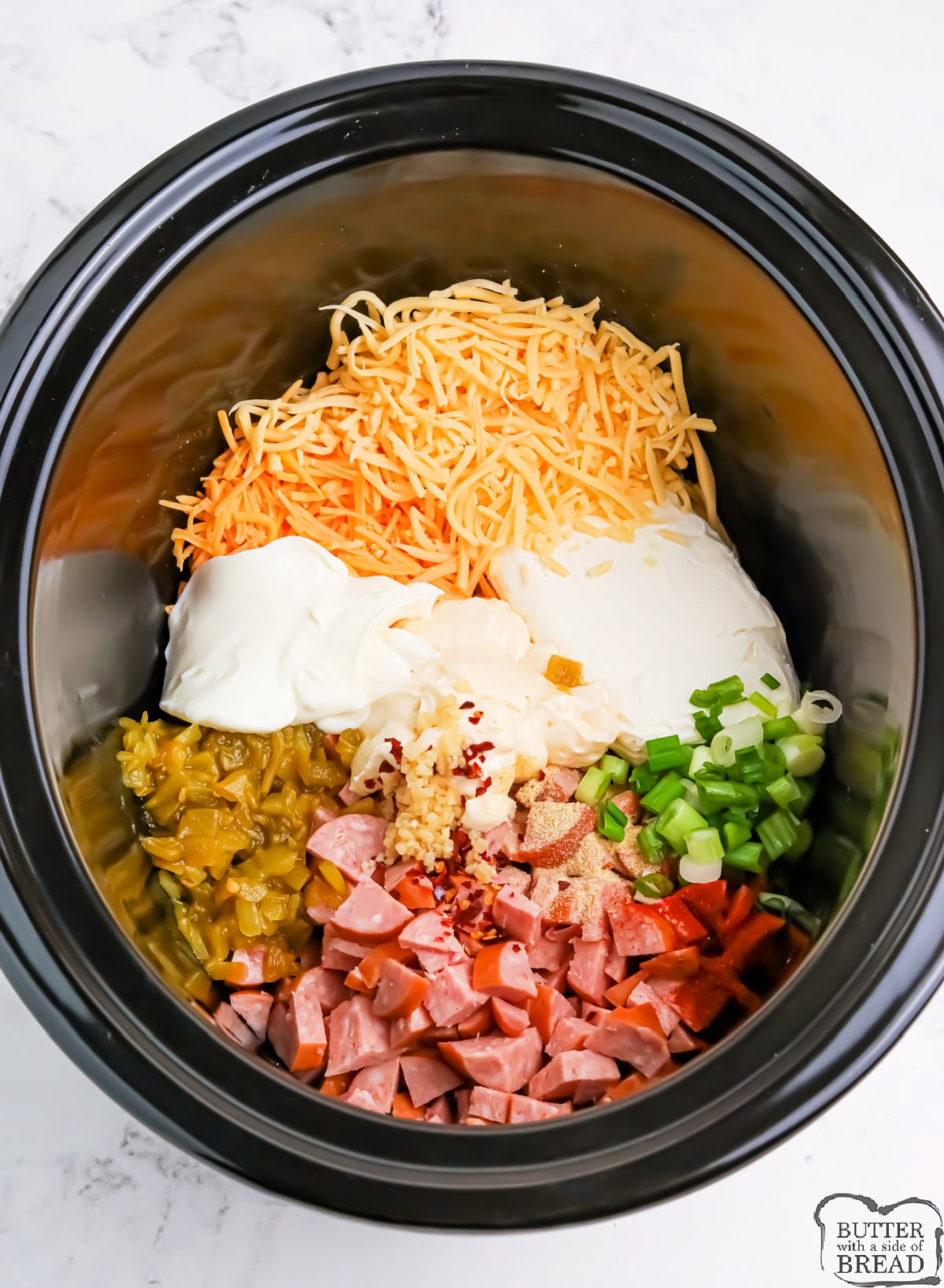 How to make Crockpot Cheesy Sausage Dip.