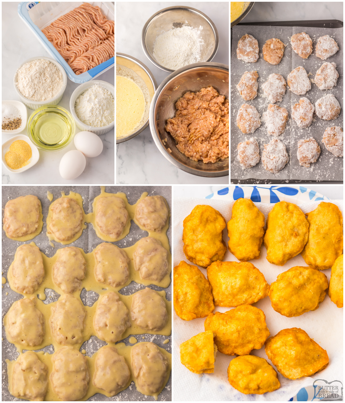making your own chicken nuggets like Mcdonald's