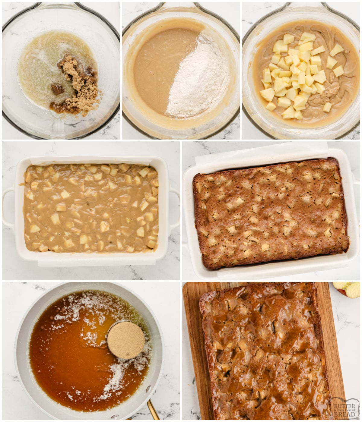 how to make maple apple blondies