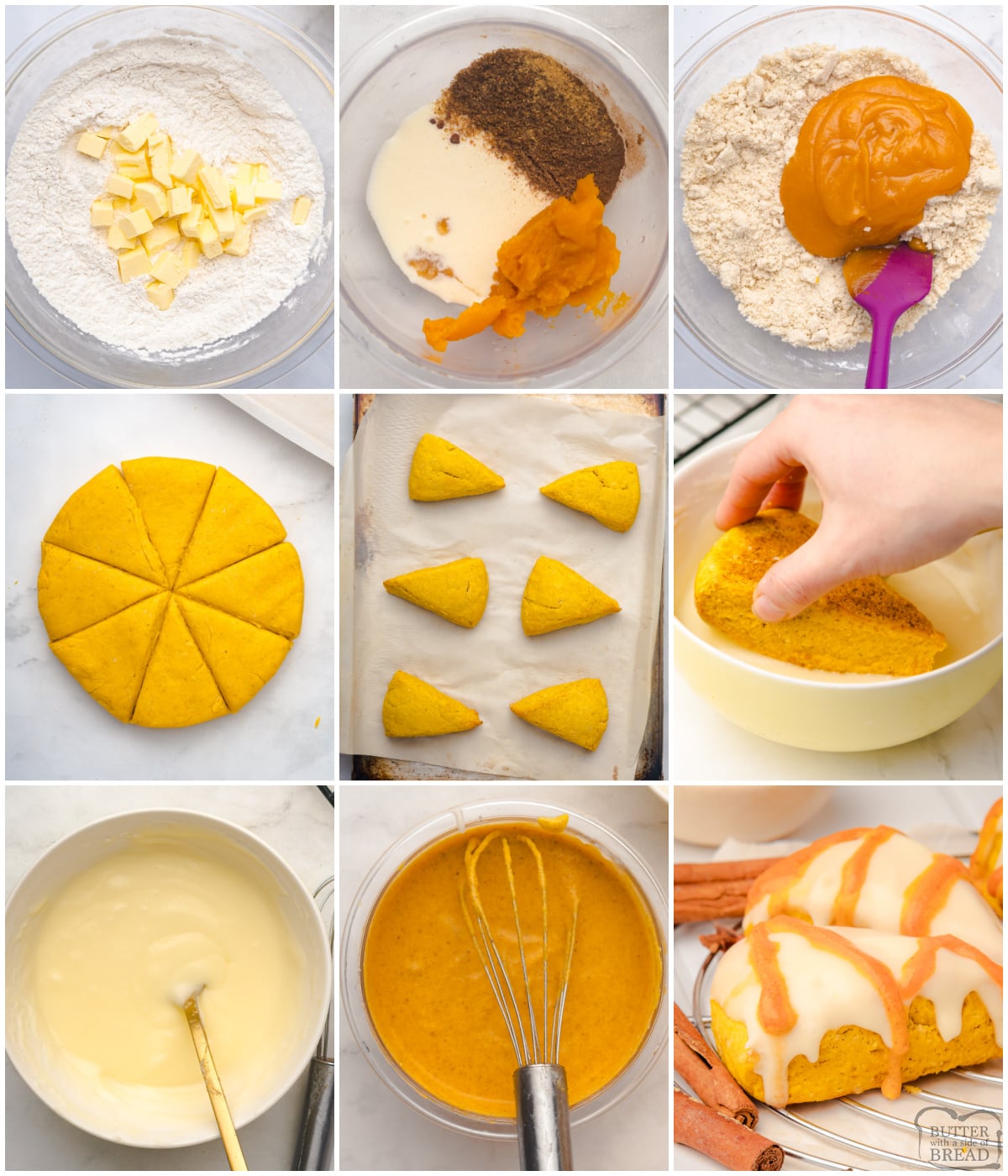 how to make Starbucks pumpkin scones