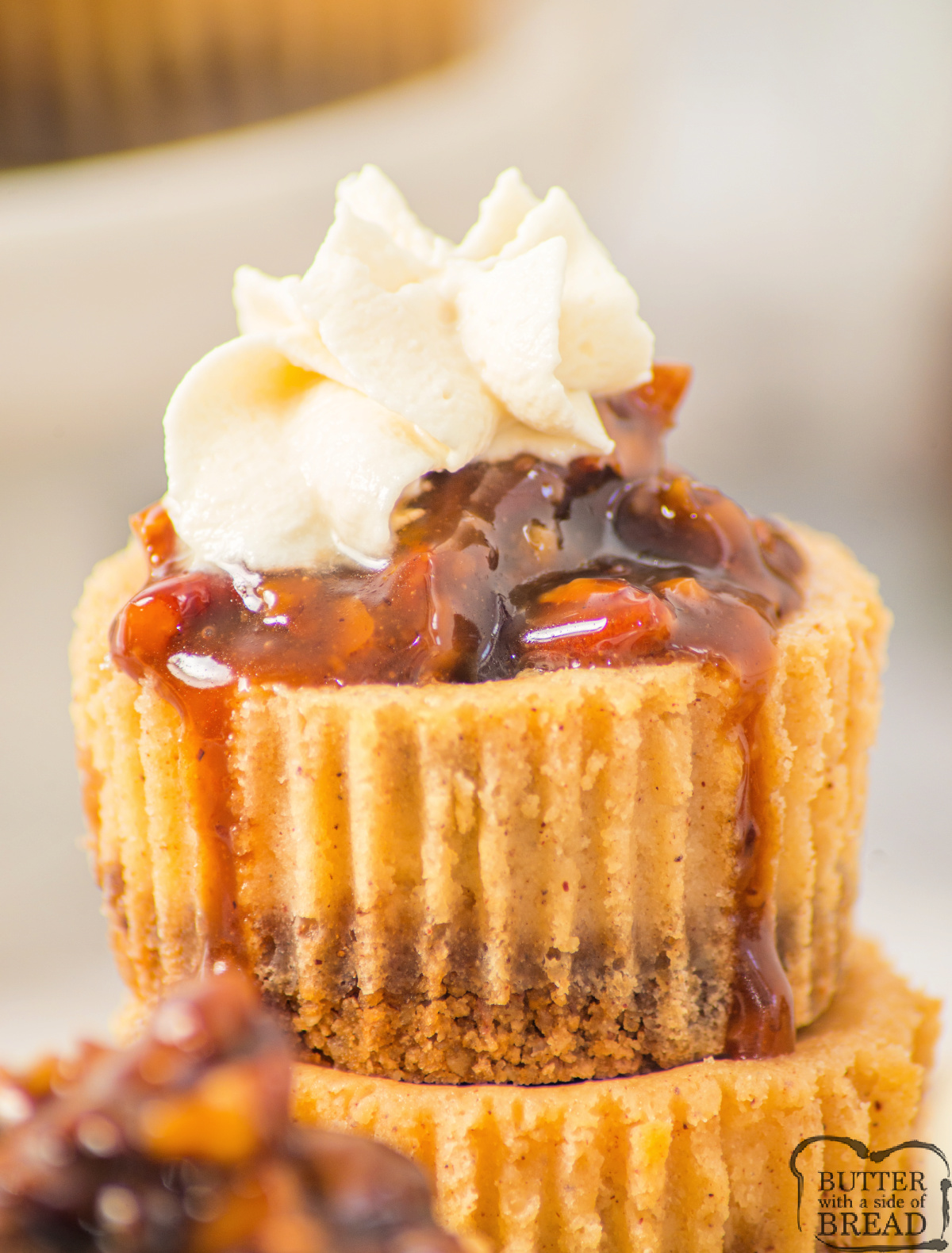 Mini Pecan Pie Cheesecakes combine creamy cheesecake with a rich pecan pie topping. Easy to make, perfectly portioned, and ideal for the holidays!