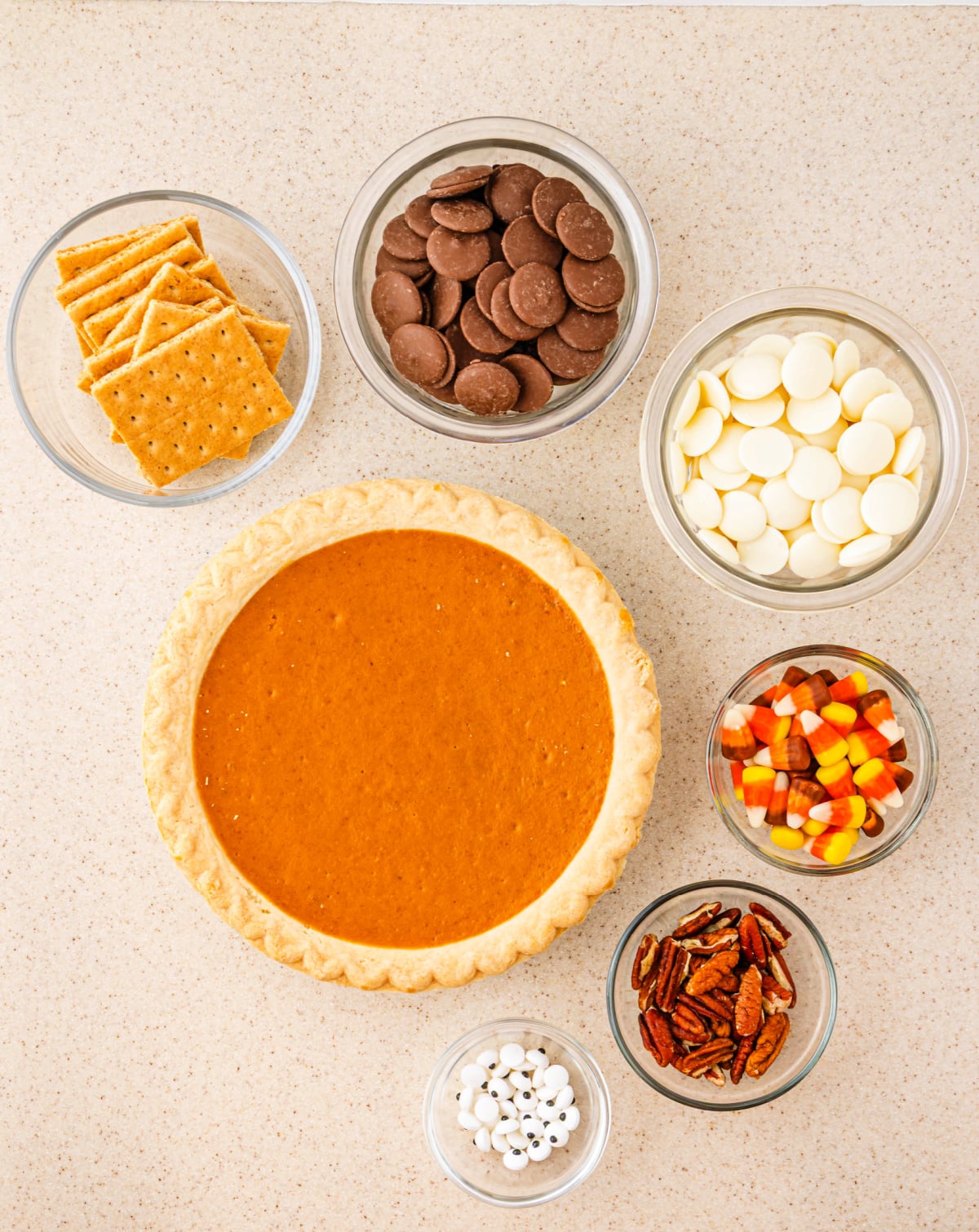 Ingredients in No-Bake Pumpkin Pie Balls recipe.