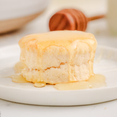 homemade milk and honey biscuit
