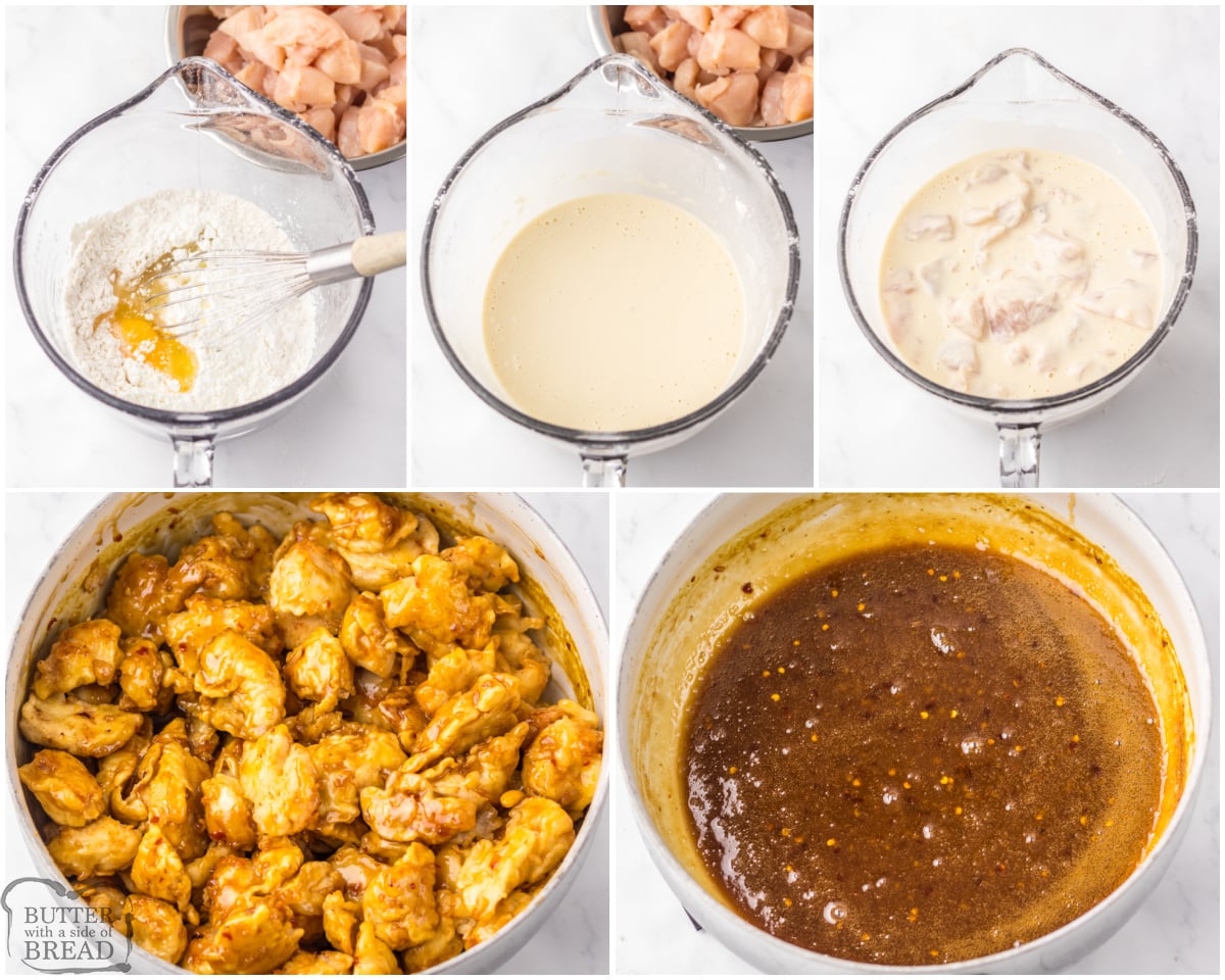 making Panda Express Orange Chicken at home