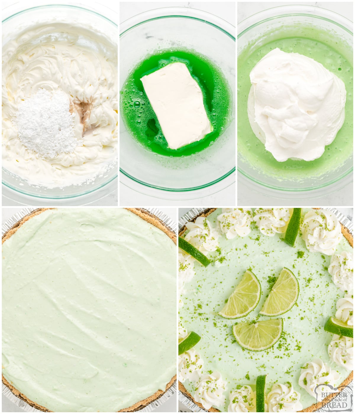how to make an easy lime chiffon pie with lime jello