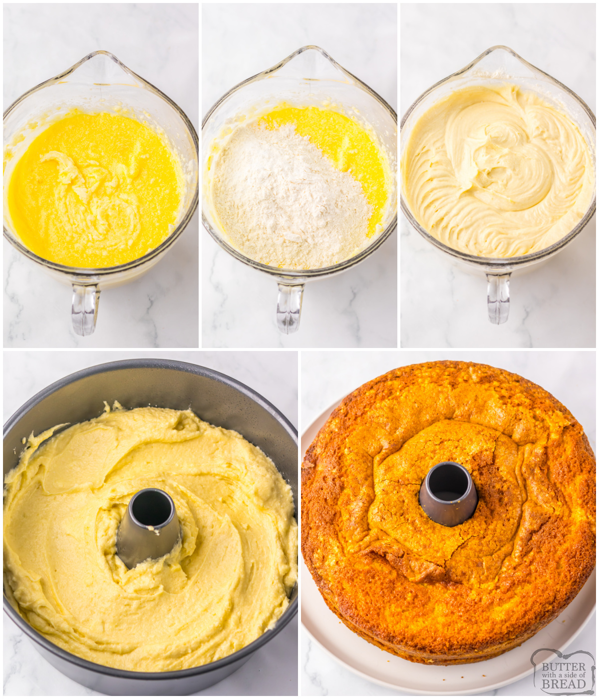how to make the lemon pound cake served at Ritz Carlton hotels
