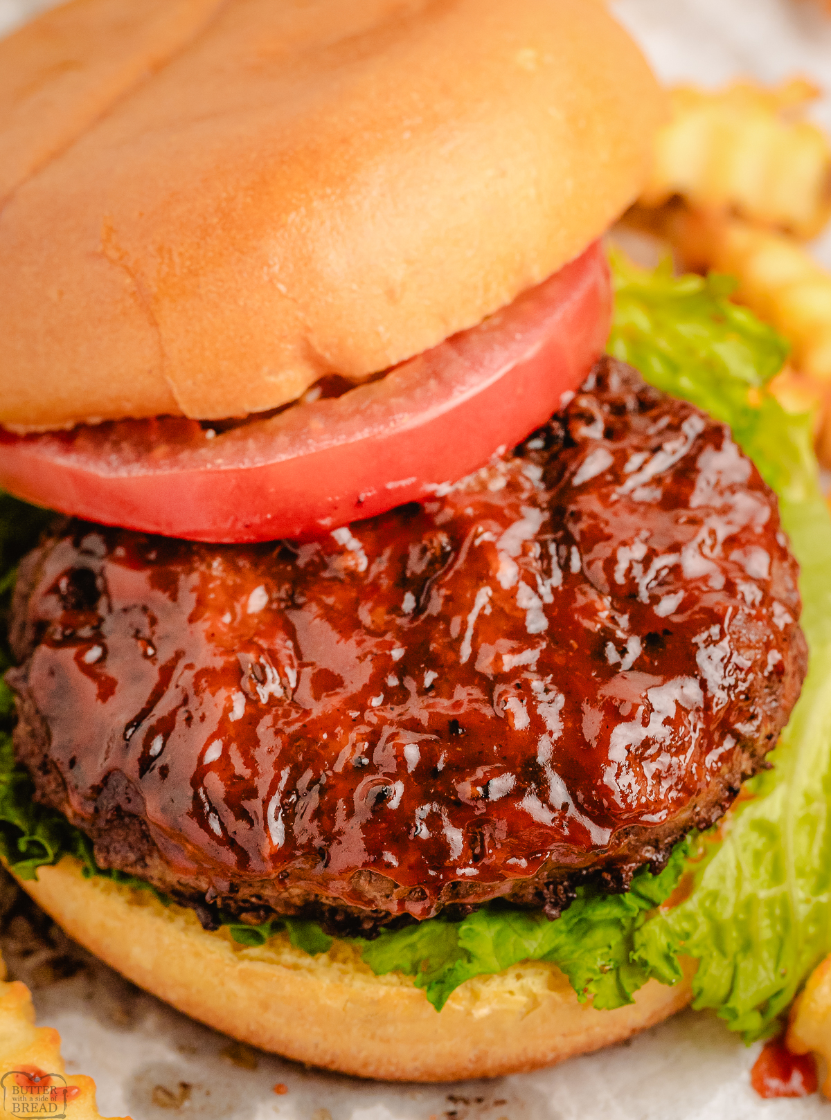 glazed burgers with Coca cola