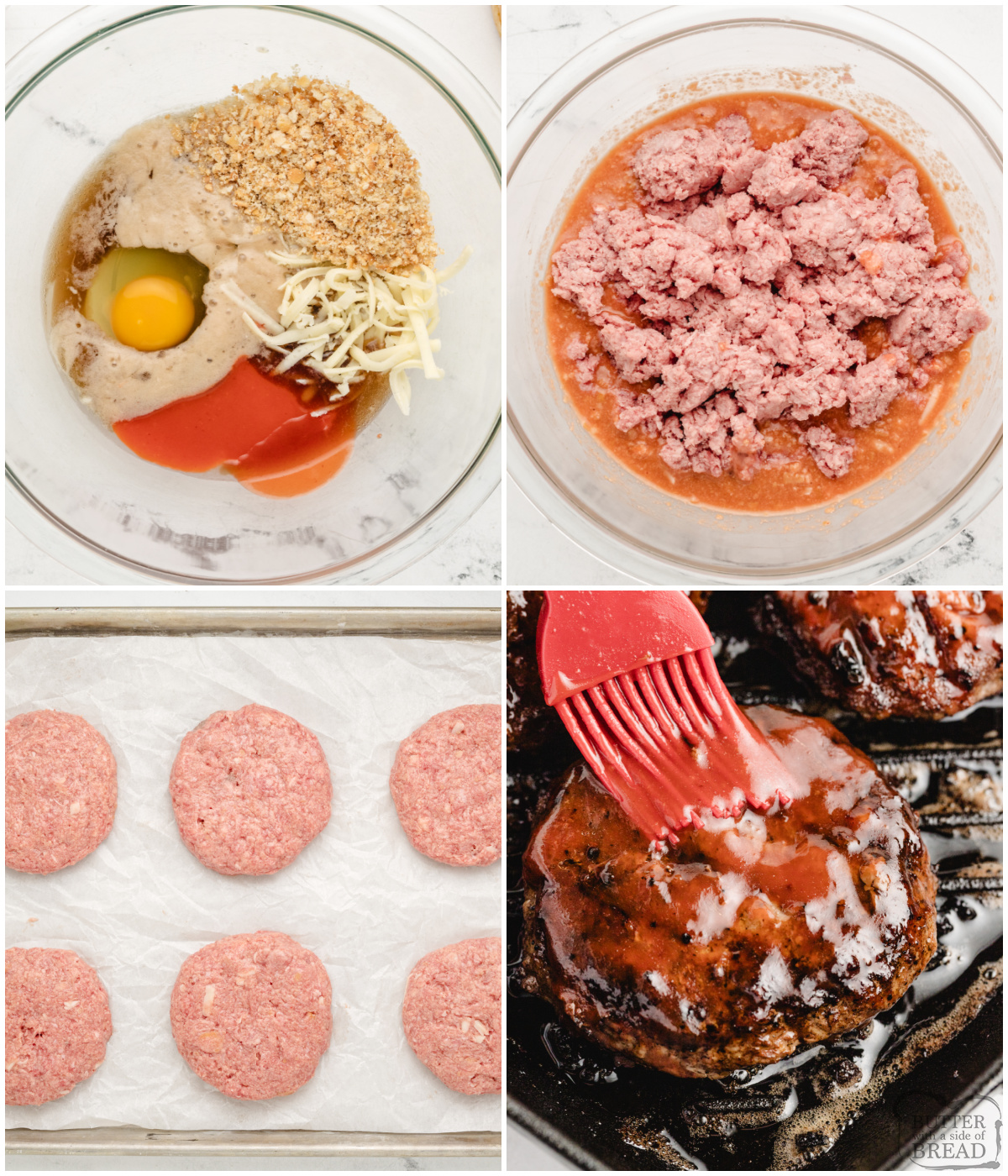making coca cola glazed burgers