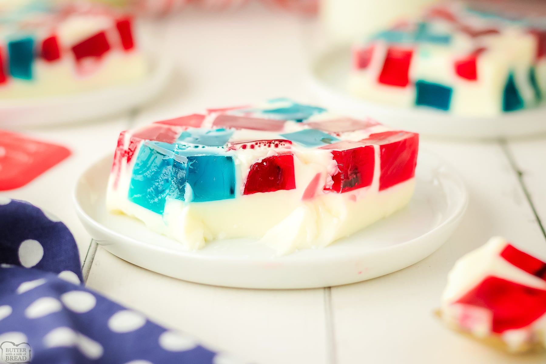 piece of stained glass jello